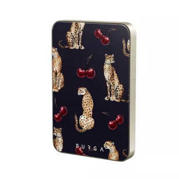 Burga Magnetic 5000 mAh Cougar Gold powerbank wireless