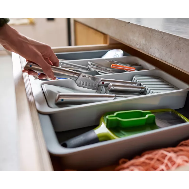Joseph Joseph DrawerStore organizer estensibile per posate, grigio