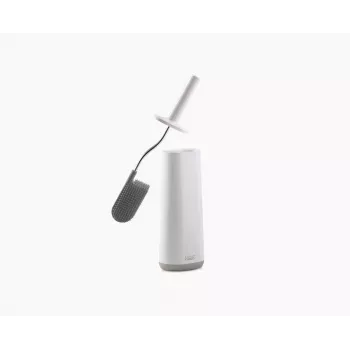 Joseph Joseph Flex set scopino WC con porta scopino, grigio chiaro
