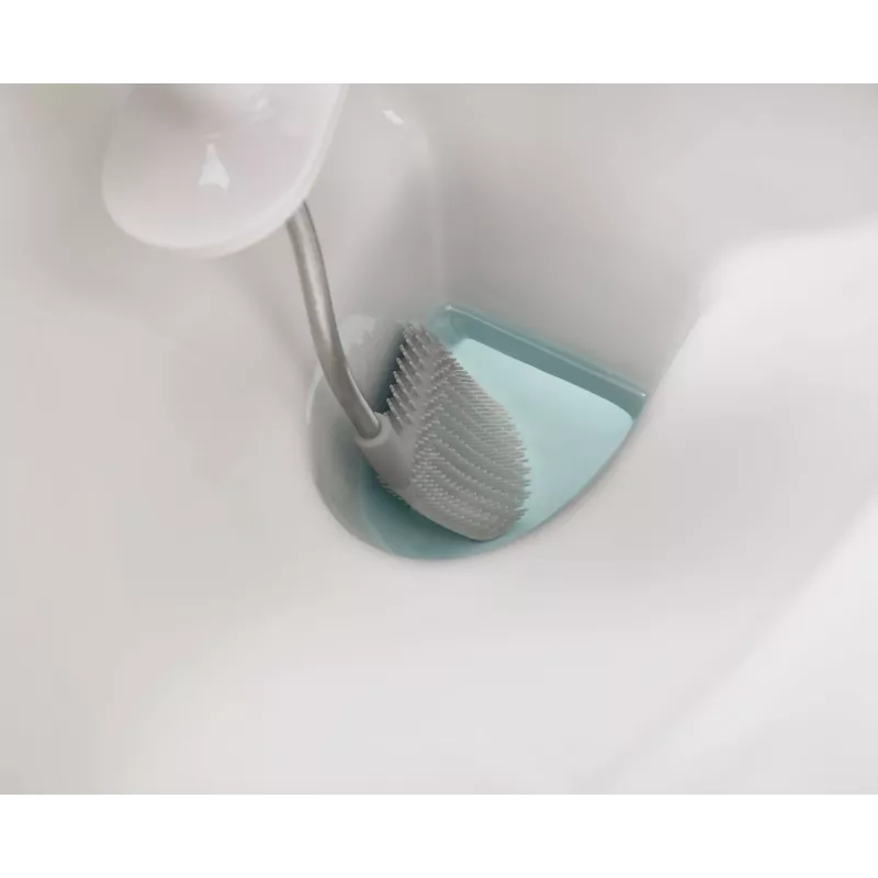 Joseph Joseph Flex set scopino WC con porta scopino, grigio chiaro