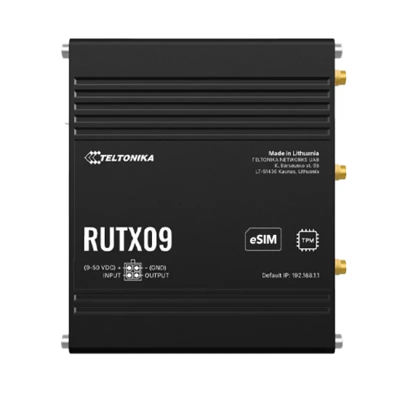 Teltonika Networks RUTX09 (UK) router rugged LTE Cat 6