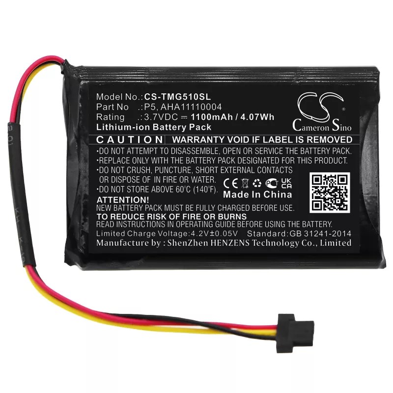 Cameron Sino batteria per TomTom GO 510/520, VIA 62