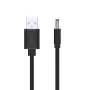 UNITEK Cavo di alimentazione USB a DC 3,5x1,35mm 5V 2A 1,5m nero