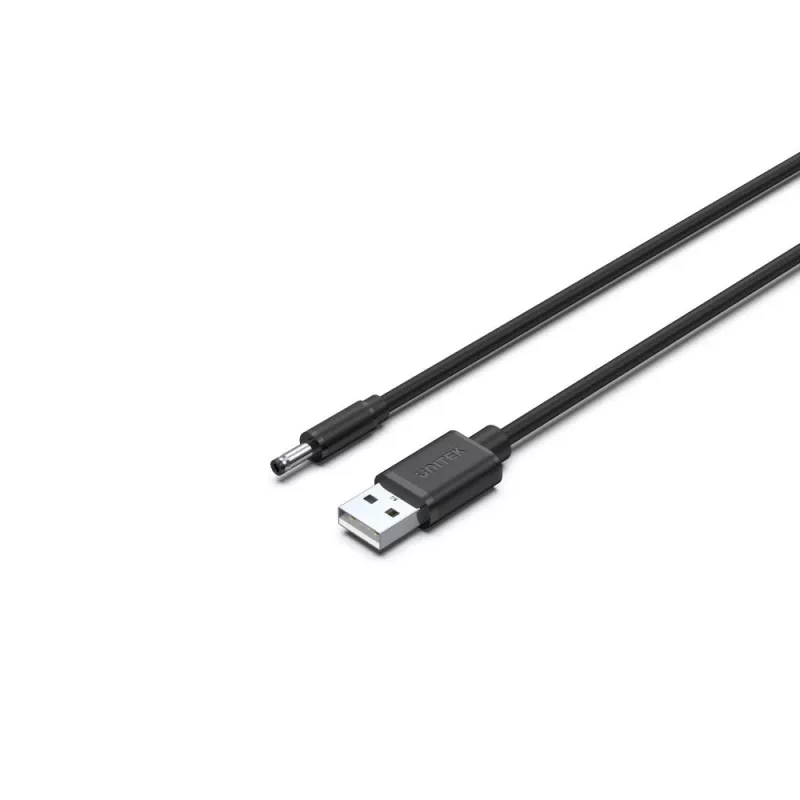 UNITEK Cavo di alimentazione USB a DC 3,5x1,35mm 5V 2A 1,5m nero