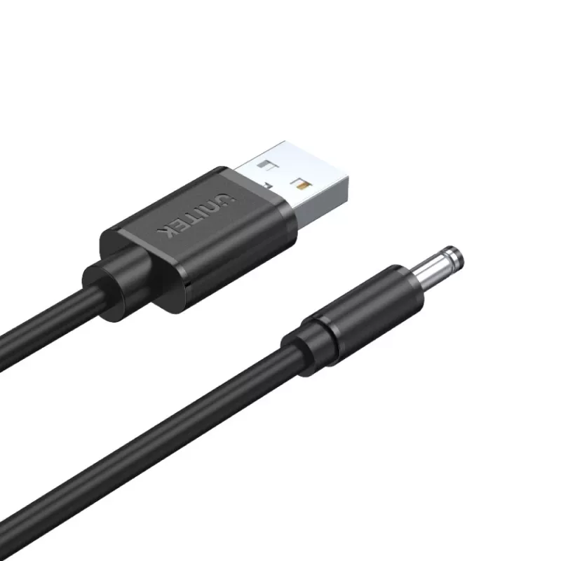 UNITEK Cavo di alimentazione USB a DC 3,5x1,35mm 5V 2A 1,5m nero