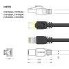 UNITEK Cavo patch Ethernet Cat.7 S/FTP 2,0 m, 10 Gbit/s, 600 MHz, connettori RJ45 placcati oro, nero