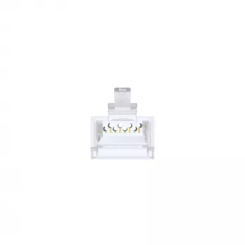 UNITEK Confezione da 100 connettori modulari RJ45 Cat.6 Pass-Through (UTP, 23-26AWG, contatti placcati oro)