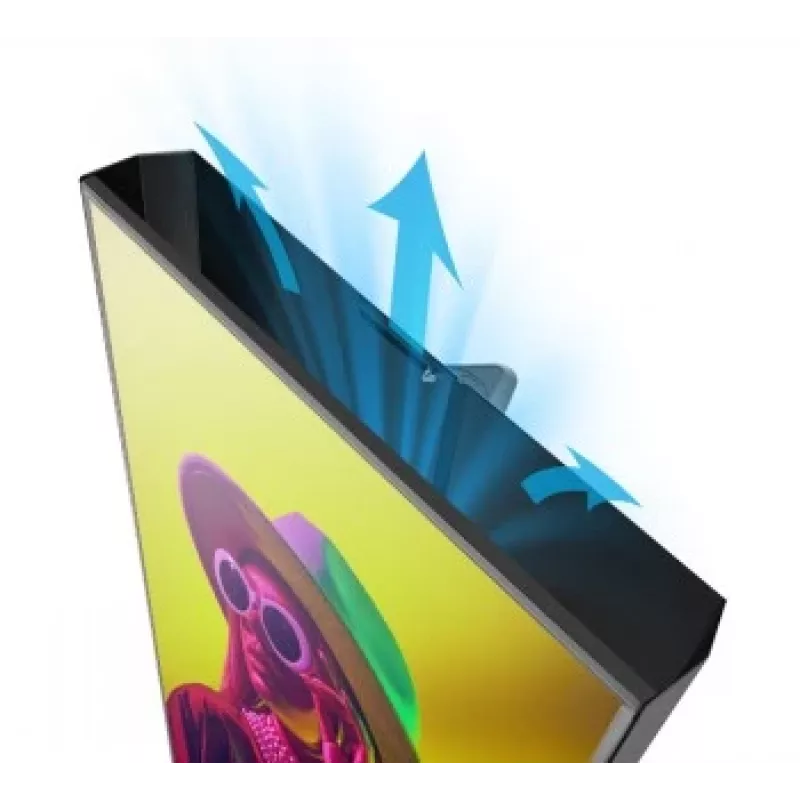 B-TECH AV Copertura posteriore regolabile per display da 55 pollici - nero