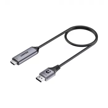 UNITEK cavo attivo DisplayPort 1.4 su HDMI 2.1 8K@60Hz HDR DSC 1,8m