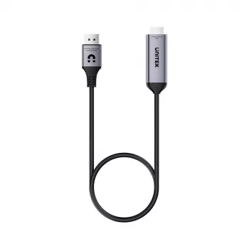 UNITEK cavo attivo DisplayPort 1.4 su HDMI 2.1 8K@60Hz HDR DSC 1,8m