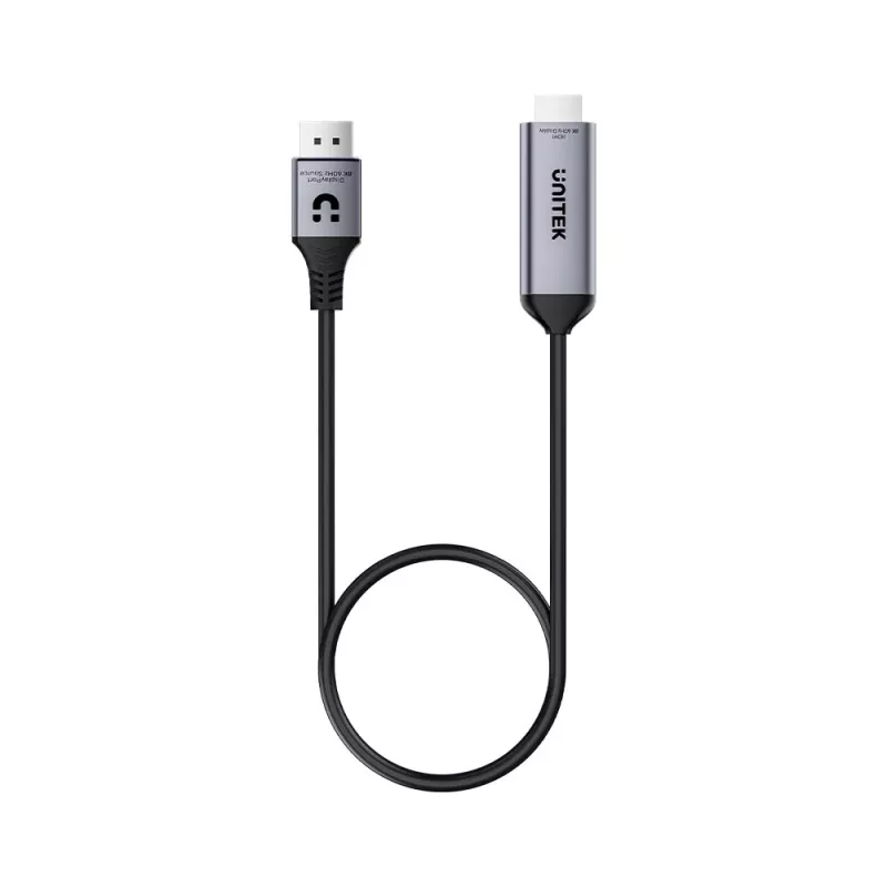 UNITEK cavo attivo DisplayPort 1.4 su HDMI 2.1 8K@60Hz HDR DSC 1,8m