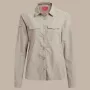 Camicia da viaggio donna Craghoppers NosiLife Adventure LS Shirt III - Soft Mushroom
