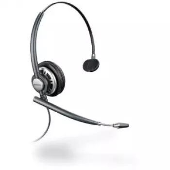 Cuffia con filo monaurale Poly EncorePro HW710 con microfono a cancellazione del rumore, Quick Disconnect, nera
