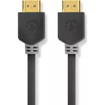 Cavo HDMI High Speed con Ethernet Nedis 5,00 m antracite 4K@60Hz ARC 18 Gbps