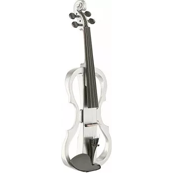 Violino elettrico Stagg EVN X 4/4 WH con cuffie e archetto, bianco