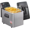 FRITEL TURBO SF Friggitrice 4L 2800W antracite metallizzato/argento