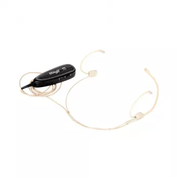 Stagg SUW 12H-BE Sistema wireless UHF con headset e trasmettitore bodypack, 12 canali, 863-865 MHz