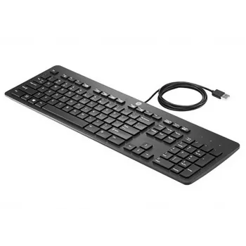 HP 803181-231 Tastiera a grandezza naturale, tastiera gaming meccanica - USB, switch blu, retroilluminazione LED rossa, nero