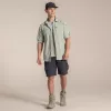 Craghoppers NosiLife Adventure LS Shirt III - camicia da viaggio uomo, Bay Leaf, Medium
