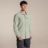 Craghoppers NosiLife Adventure LS Shirt III - camicia da viaggio uomo, Bay Leaf, Medium