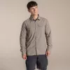 Craghoppers NosiLife Loukkos camicia a maniche lunghe - Pebble - XL
