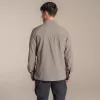 Craghoppers NosiLife Loukkos camicia a maniche lunghe - Pebble - XL