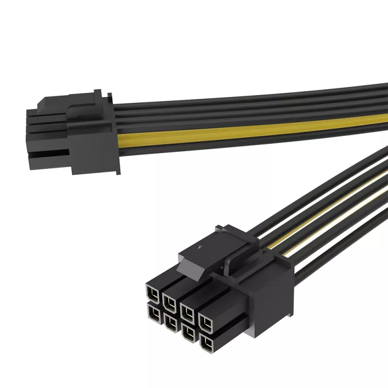 Akasa 6 set cavo splitter PCIe a doppio 6+2 pin - 24 cm