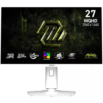 MSI MAG274QRFWDEX32 monitor gaming 27 pollici WQHD Rapid IPS, 180Hz, 1ms, Quantum Dot, KVM, USB-C