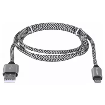 Defender cavo USB-A a Lightning 1,0m 2,1A bianco