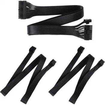 SilverStone Technology SST-PP05-MBEPS cavo di prolunga EPS 8 pin - blu/nero, 300mm