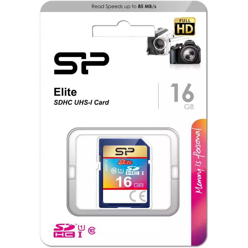 Silicon Power Elite scheda di memoria SDHC 16GB Class 10 U1