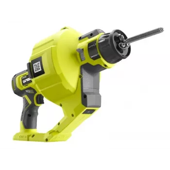 RYOBI RDA18-0 ONE+ idropulitrice per tubi a batteria 18V (utensile nudo) - spirale da 7,6 m, avanzamento automatico, luce LED