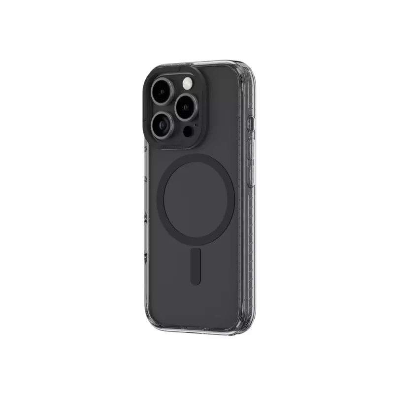 AMAZINGTHING Titan Pro Mag Case custodia in silicone con anello magnetico per iPhone 16 Pro Max - nero