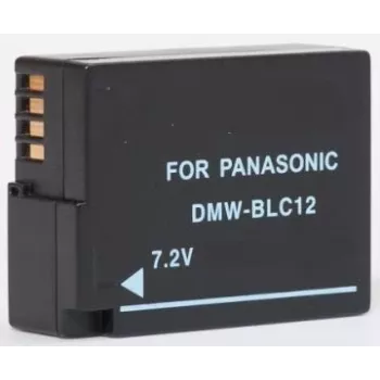 EXTRA DIGITAL batteria ricaricabile sostitutiva Panasonic DMW-BLC12 1200mAh 7,2V Li-Ion per serie Lumix G/FZ/GX
