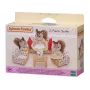 EPOCH Sylvanian Families salotto in tre pezzi - set mobili soggiorno con divano, poltrone, tavolo e cuscini