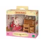 Sylvanian Families Chocolate Rabbit Sister set scrivania