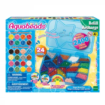 EPOCH Aquabeads Maxi ricarica – 2400 perle fisse in 24 colori