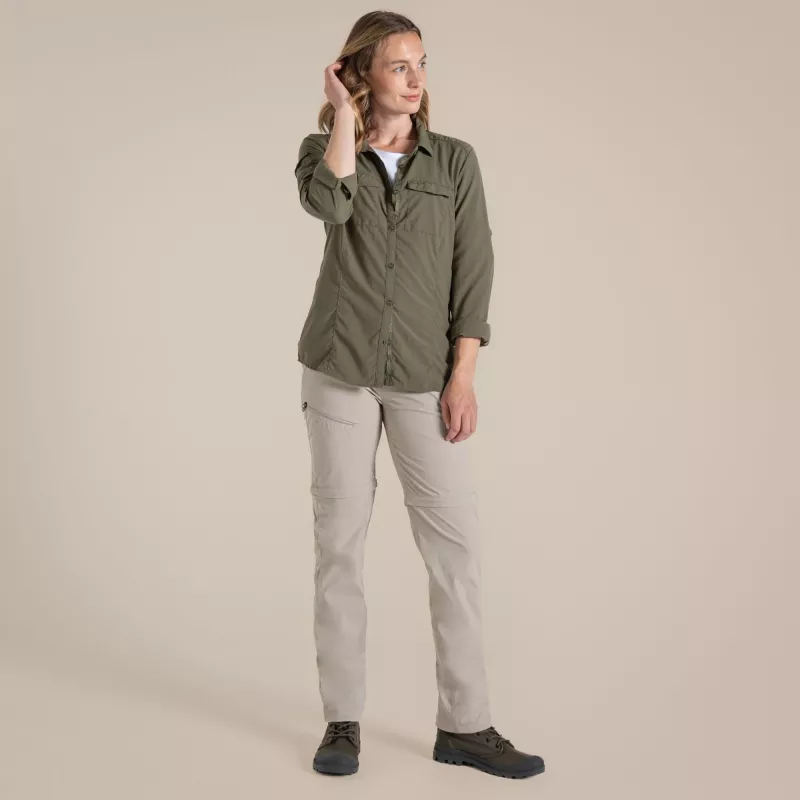 Craghoppers NosiLife Pro Pantaloni regolabili III donna Soft Mushroom taglia M