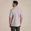 Craghoppers NosiLife Pro camicia manica lunga V - camicia da viaggio uomo, pergamena, taglia L