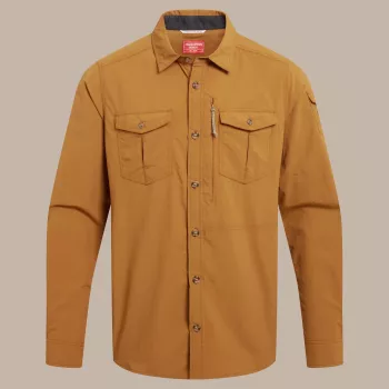 Craghoppers NosiLife Adventure LS Shirt III - Deep Henna, taglia L