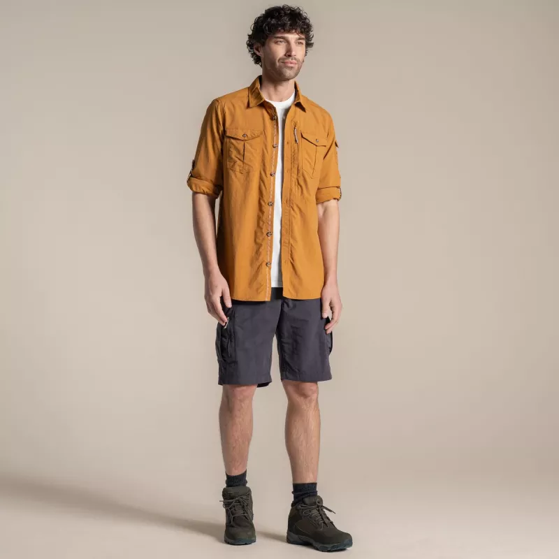 Craghoppers NosiLife Adventure LS Shirt III - Deep Henna, taglia L