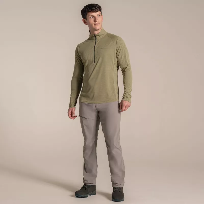 Craghoppers NosiLife SolarShield+ top con mezzo zip - Cardamon, L