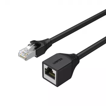Cavo di prolunga UNITEK Cat6 UTP RJ45 M-F 5m nero
