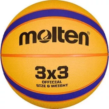 Palla da basket in gomma Molten B33T2000 3x3, 6