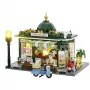 LUMIBRICKS F9023 espositore portariviste autoportante in acciaio, nero verniciato a polvere, scomparto singolo