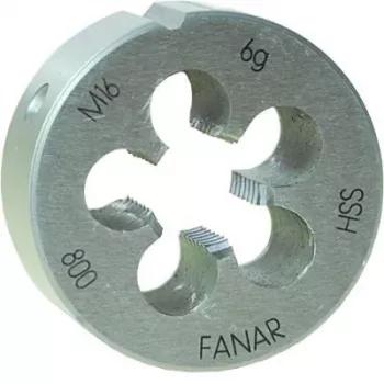 FANAR filiera tonda M18 x 2,50 mm HSS DIN 223