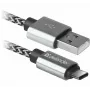 Defender cavo USB-A a USB-C 1,0 m 2,1 A bianco