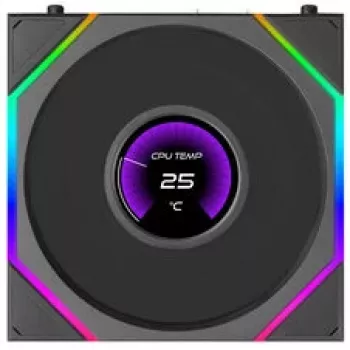 Lian Li UNI FAN TL120 LCD FLEX Wireless ARGB ventola 120mm - nero