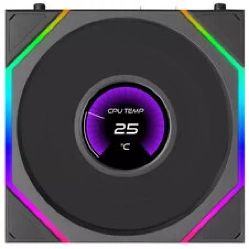 Lian Li UNI FAN TL120 LCD FLEX Wireless ARGB ventola 120mm - nero