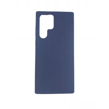 Evelatus Samsung Galaxy S22 Ultra custodia in silicone Premium Soft Touch blu navy